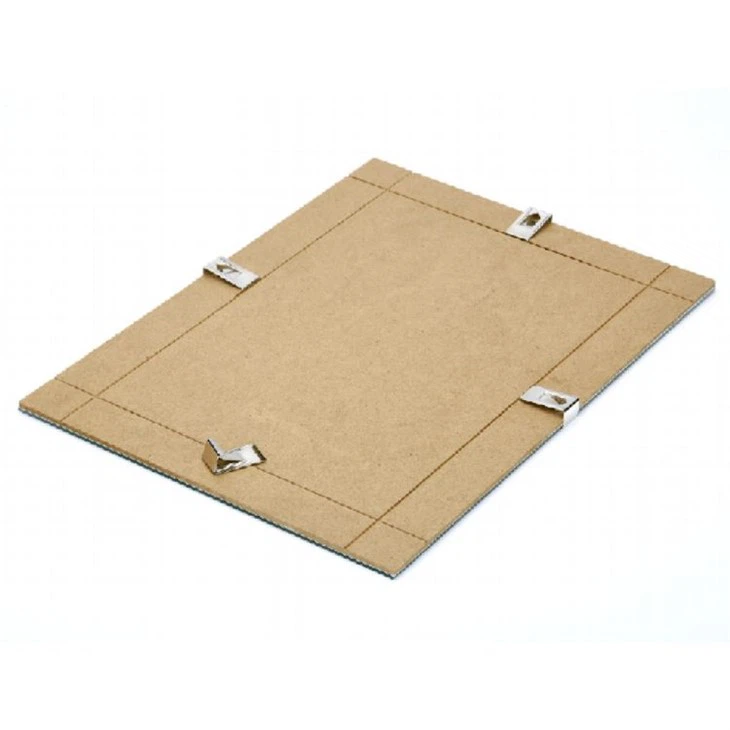 Secure Metal Spring Fasteners on Moisture-Resistant Backplane