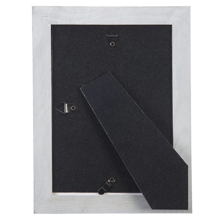 Back View showing Sturdy MDF Backing with Easel Stand and Flex Tabs